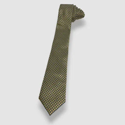 Perry Ellis Men's Dexter Neat Tie In Gold In Green