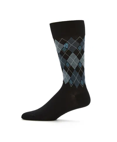 Perry Ellis Men's Diamond Print Bamboo Socks