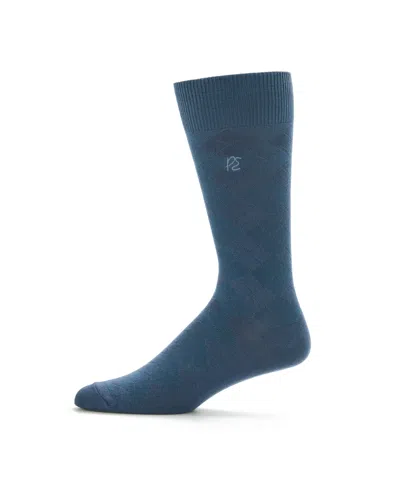 Perry Ellis Men's Diamond Stitch Logo Socks