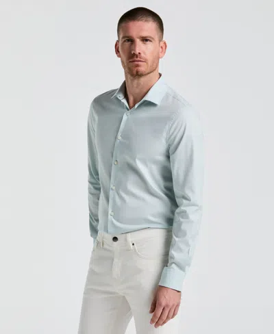 Perry Ellis Men's Dobby Cotton Stretch Slim Fit Shirt