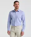 Perry Ellis Men's Dobby Cotton Stretch Slim Fit Shirt In Vista Blue