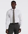 Perry Ellis Men's Dobby Cotton Stretch Slim Fit Shirt In White