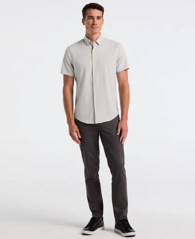 Perry Ellis Men's Double-weave Slim-fit 5-pocket Pants In Brown