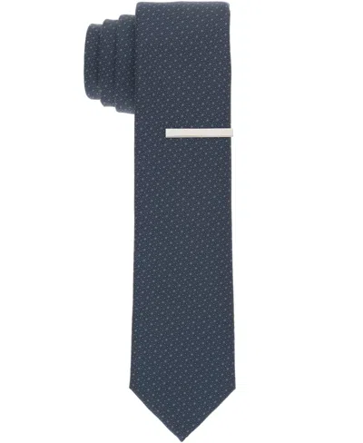 Perry Ellis Men's Earnest Mini Slim Tie In Blue