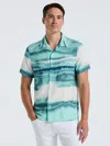 Perry Ellis Men's Ecoveroâ¢ Wave Print Shirt