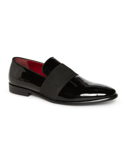 Perry Ellis Men's Evening Patent Slip On In Black