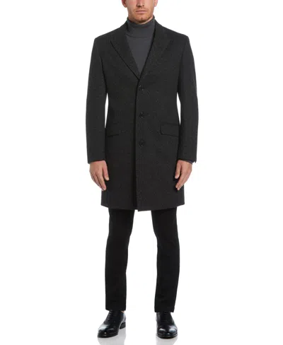 PERRY ELLIS MEN'S EZRA SINGLE BREASTED 3 BUTTON OVERCOAT 