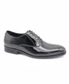 Perry Ellis Men's Faux Leather Oxford Pattent Shoes In Black