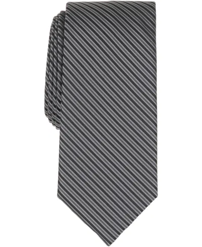 Perry Ellis Men's Fenwich Striped Tie In Black