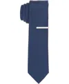 Perry Ellis Men's Garratte Micro Slim Tie In Navy,blue