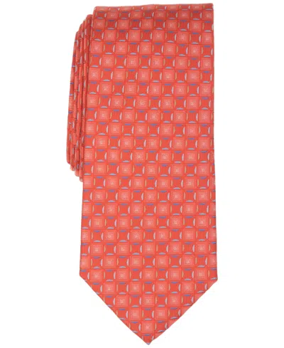 Perry Ellis Men's Geometric Pattern Tie In Brown