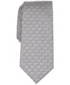 Perry Ellis Men's Geometric Pattern Tie In Gray
