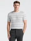Perry Ellis Men's Geometric Print Crew Sweater