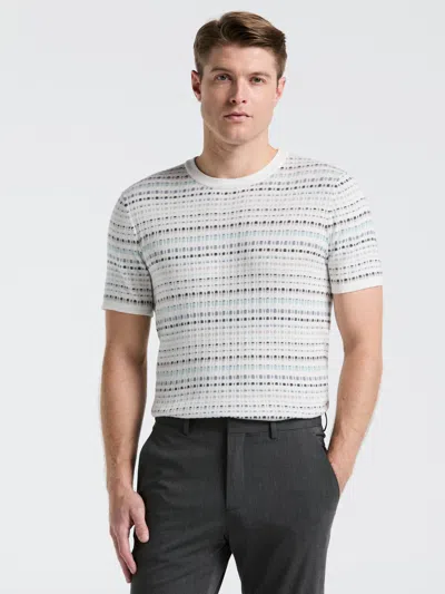 Perry Ellis Men's Geometric Print Crew Sweater