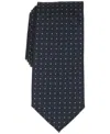 Perry Ellis Men's Grid Pattern Tie In Blue