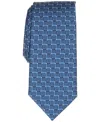 Perry Ellis Men's Grid Pattern Tie In Blue