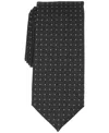 Perry Ellis Men's Grid Pattern Tie In Black