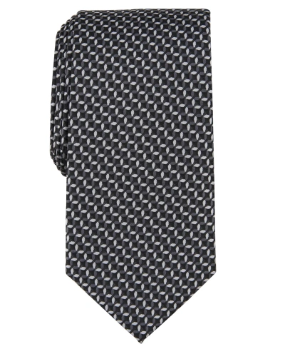 Perry Ellis Men's Haine Mini-chevron Tie In Black