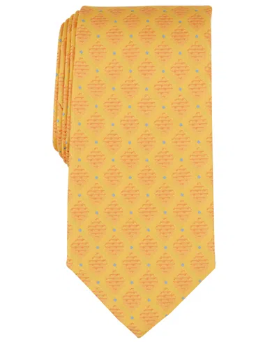 Perry Ellis Men's Hamlin Geo-dot Tie In Yellow