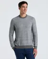 Perry Ellis Men's Herringbone Crew Neck Sweater