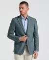 Perry Ellis Men's Herringbone Pattern Sports Coat In Green