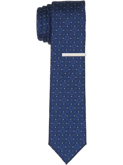 Perry Ellis Men's Hickman Dot Slim Fit Tie In Blue