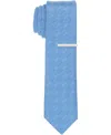Perry Ellis Men's Holtan Solid Slim Tie In Blue