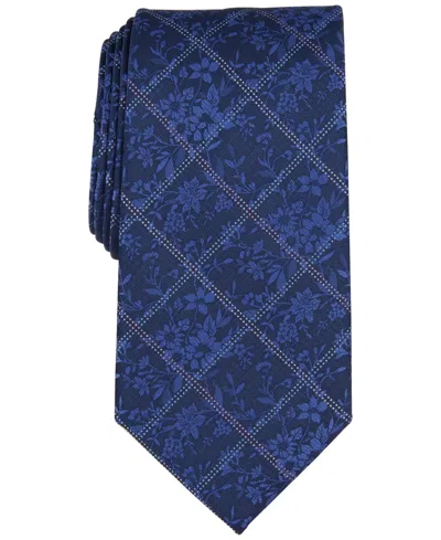 Perry Ellis Men's Hutton Floral Tie In Blue