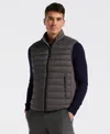 Perry Ellis Men's Hybrid Lightweight Puffer Vest In Gray