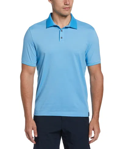 Perry Ellis Men's Icon Polo In Malibu Blue