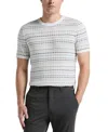 Perry Ellis Men's Geometric Print Crew Sweater In Neutral