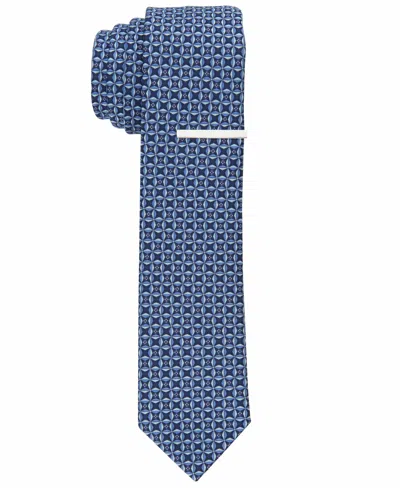Perry Ellis Men's Kant Geo Tie In Blue
