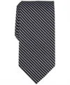 Perry Ellis Men's Keen Stripe Tie In Black In Black