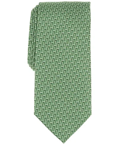Perry Ellis Men's Langer Classic Geometric Tie In Green