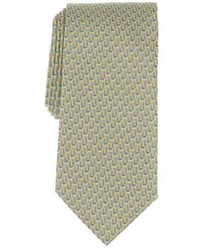 Perry Ellis Men's Langer Classic Geometric Tie In Yellow