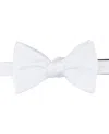 Perry Ellis Men's Large Pre-tied Bow Tie In White