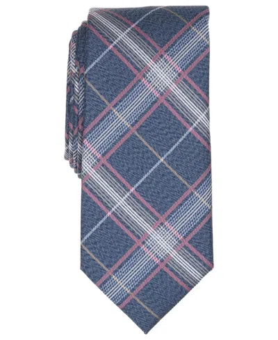 Perry Ellis Men's Legera Plaid Tie In Blue