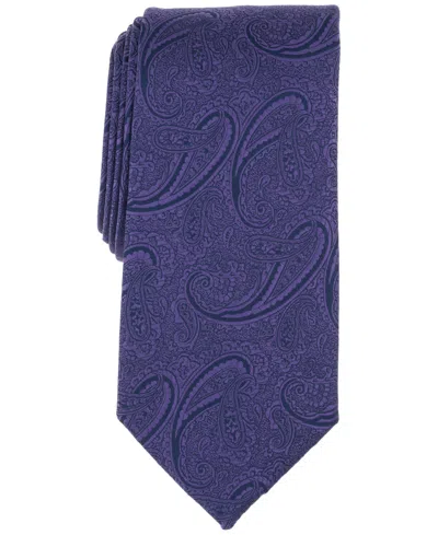 Perry Ellis Men's Lidelle Paisley Tie In Purple