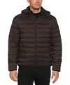 PERRY ELLIS MEN'S LIGHTWEIGHT HOODED PUFFER JACKET