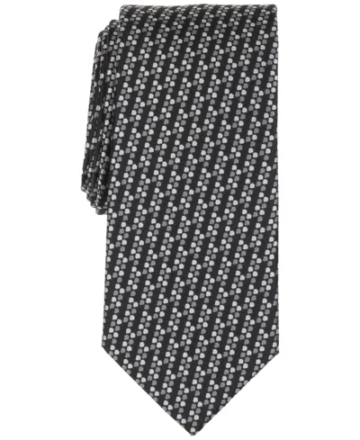 Perry Ellis Men's Mackey Dot Tie In Black