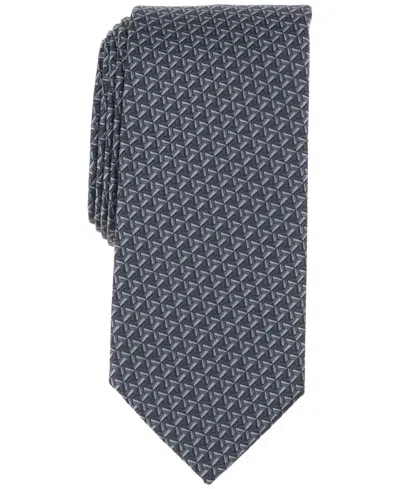 Perry Ellis Men's Mackin Geo-pattern Tie In Black