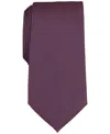 Perry Ellis Men's Malco Classic Solid Tie In Burgundy