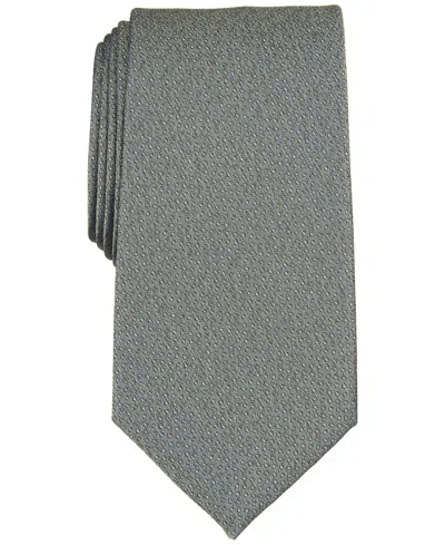 Perry Ellis Men's Malco Classic Solid Tie In Hunter