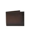 Perry Ellis Men's Michigan Slim Brown Bifold Wallet, Regular In Brown