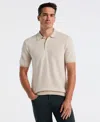 Perry Ellis Men's Mini Geo Jacquard Polo Sweater In Multi
