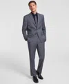 Perry Ellis Men's Modern-fit Solid Nested Suit In Grey Solid