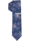 Perry Ellis Men's Monato Floral Slim Tie In Blue