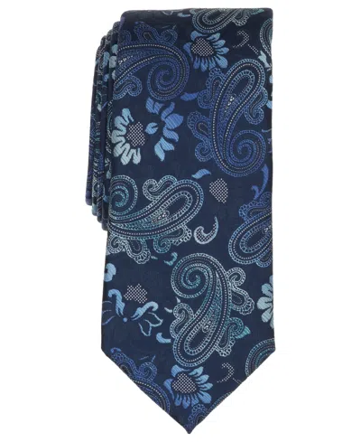 Perry Ellis Men's Moreno Paisley Tie In Blue