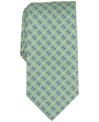 Perry Ellis Men's Murray Diamond-pattern Tie In Green