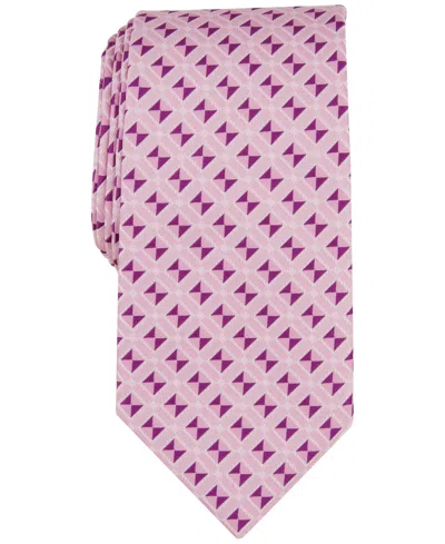 Perry Ellis Men's Murray Diamond-pattern Tie In Pink